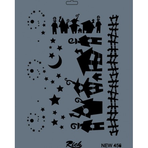 STENCIL NEW SERİ X-LARGE  456