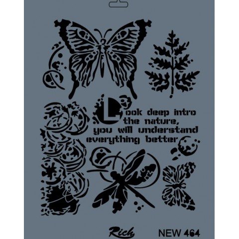 STENCIL NEW SERİ X-LARGE  464