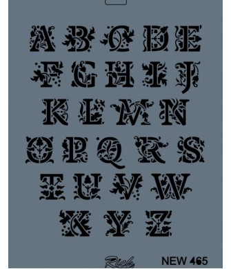 STENCIL NEW SERİ X-LARGE  465