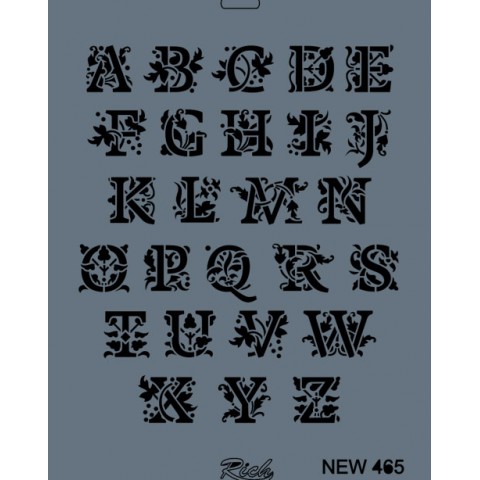 STENCIL NEW SERİ X-LARGE  465