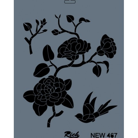 STENCIL NEW SERİ X-LARGE  467