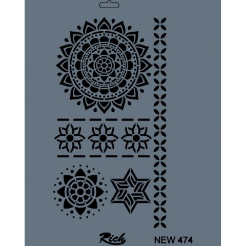 STENCIL NEW SERİ X-LARGE  474