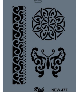 STENCIL NEW SERİ X-LARGE  477
