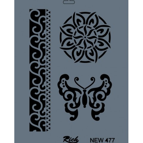 STENCIL NEW SERİ X-LARGE  477