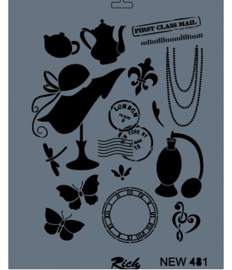 STENCIL NEW SERİ X-LARGE  481