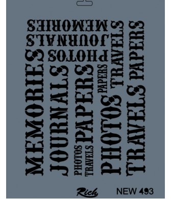 STENCIL NEW SERİ X-LARGE  493