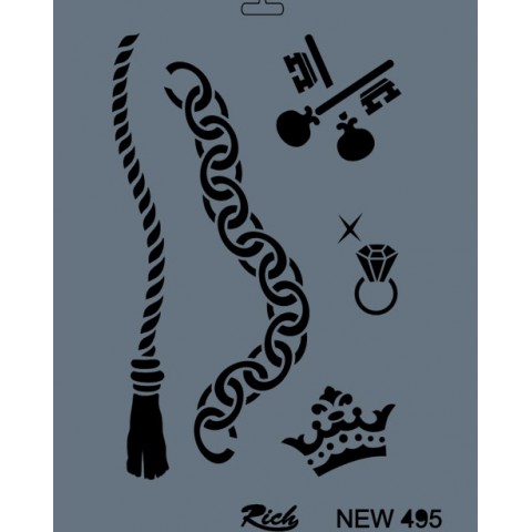 STENCIL NEW SERİ X-LARGE  495