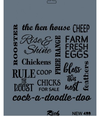 STENCIL NEW SERİ X-LARGE  499