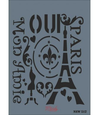 STENCIL NEW SERİ X-LARGE  512