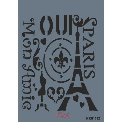 STENCIL NEW SERİ X-LARGE  512