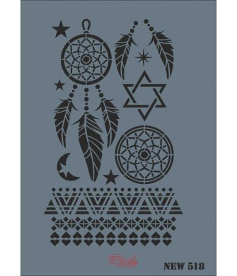 STENCIL NEW SERİ X-LARGE  518