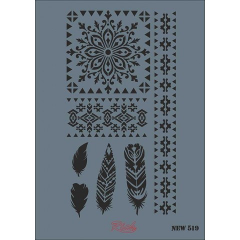 STENCIL NEW SERİ X-LARGE  519