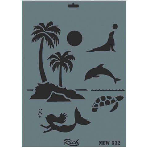 STENCIL NEW SERİ X-LARGE  532