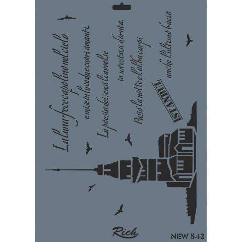 STENCIL NEW SERİ X-LARGE  543