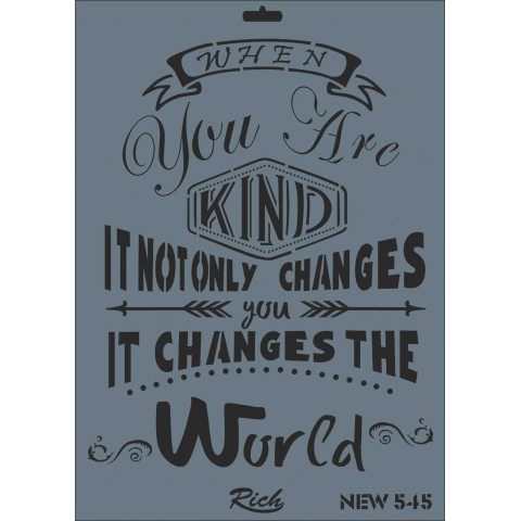 STENCIL NEW SERİ X-LARGE  545