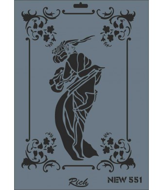 STENCIL NEW SERİ X-LARGE  551