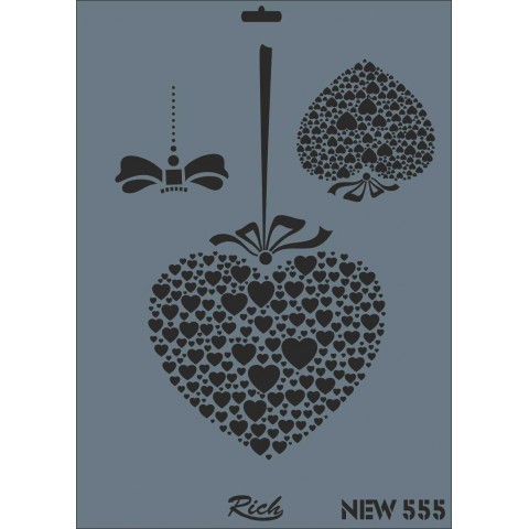 STENCIL NEW SERİ X-LARGE  555