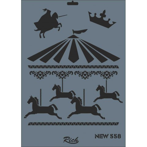 STENCIL NEW SERİ X-LARGE  558