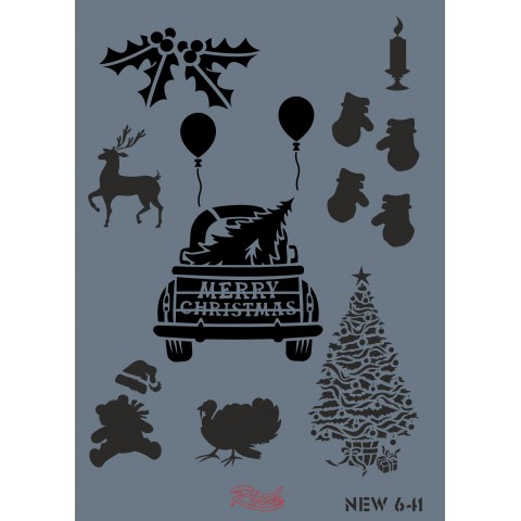 STENCIL NEW SERİ X-LARGE  641