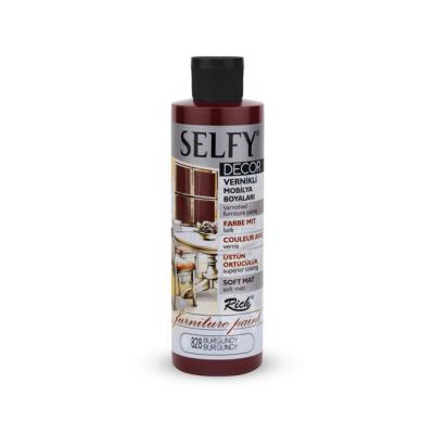 SELFY DECOR MOBİLYA BOYASI 240 CC BURGUNDY