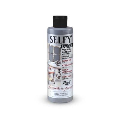SELFY DECOR MOBİLYA BOYASI 240 CC ROYAL GRİ
