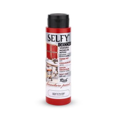 SELFY DECOR MOBİLYA BOYASI 500 CC İTALYAN KIRMIZI