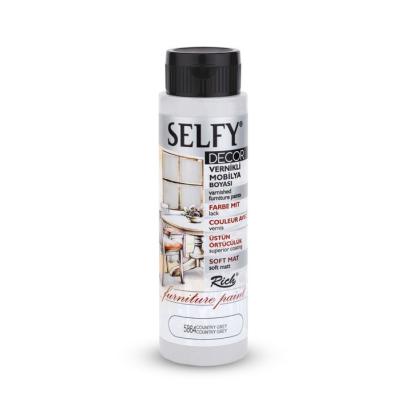 SELFY DECOR MOBİLYA BOYASI 500 CC COUNTRY GRİ