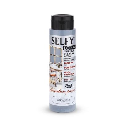 SELFY DECOR MOBİLYA BOYASI 500 CC İTALYAN GRİ