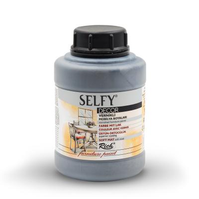 SELFY DECOR MOBİLYA BOYASI 1250 CC ROYAL GRİ