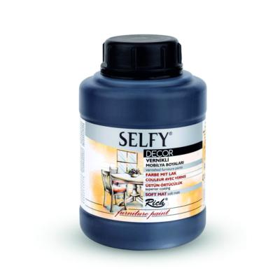 SELFY DECOR MOBİLYA BOYASI 1250 CC SİYAH