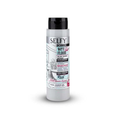 SELFY DECOR ISLAK ZEMİN BOYASI 500 CC COUNTRY GRİ +2 ADET KATALİZÖR 