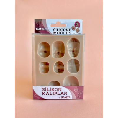 Smarta Silikon Kalıp 3019 - Bebek Yüzleri
