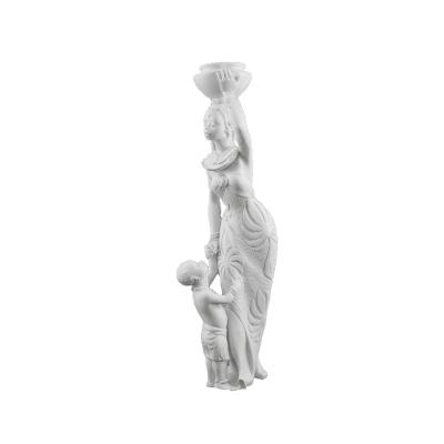 ÇOCUKLU TEPSİLİ SENEGALLİ KADIN 34X11 CM