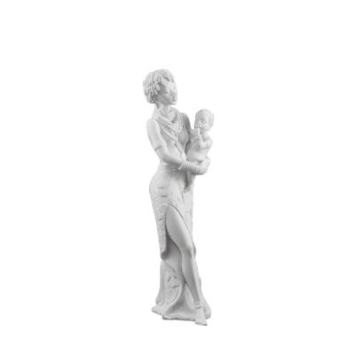 KUCAĞINDA BEBEKLİ SENEGALLİ KADIN 31X7 CM