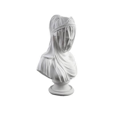 KAİDELİ TÜLLÜ KADIN BÜST 34X20 CM