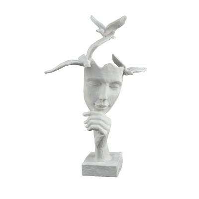 ÜÇ KUŞLU ADAM MASK 32X20 CM
