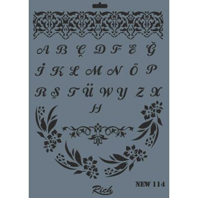 STENCIL NEW SERİ X-LARGE  114