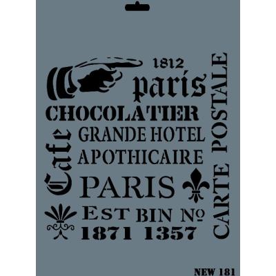 STENCIL NEW SERİ X-LARGE  181