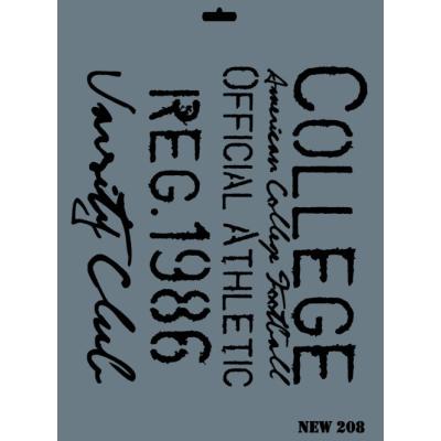 STENCIL NEW SERİ X-LARGE  208