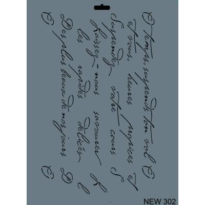 STENCIL NEW SERİ X-LARGE  302