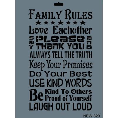 STENCIL NEW SERİ X-LARGE  320