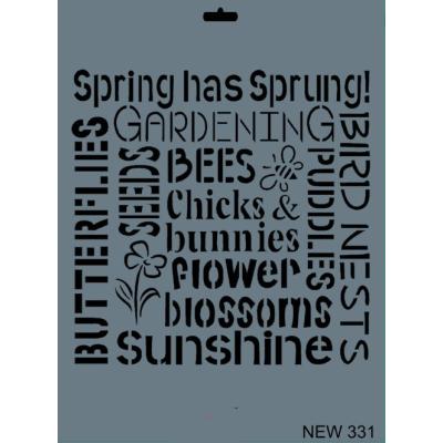 STENCIL NEW SERİ X-LARGE  331