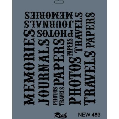 STENCIL NEW SERİ X-LARGE  493