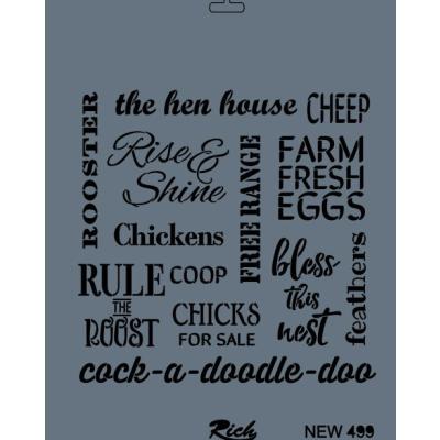 STENCIL NEW SERİ X-LARGE  499