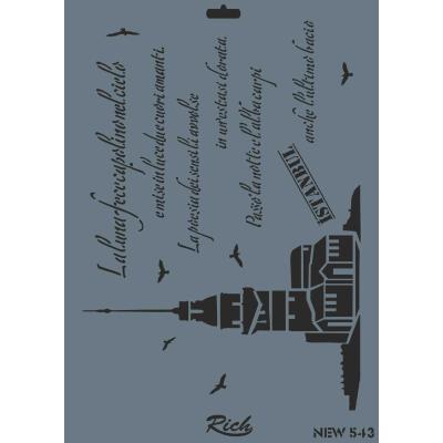 STENCIL NEW SERİ X-LARGE  543