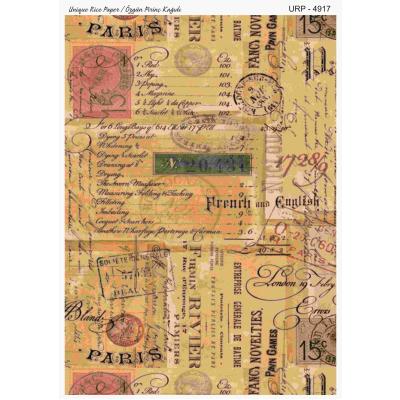 YENİ SERİ PİRİNÇ KAĞITLARI 4917